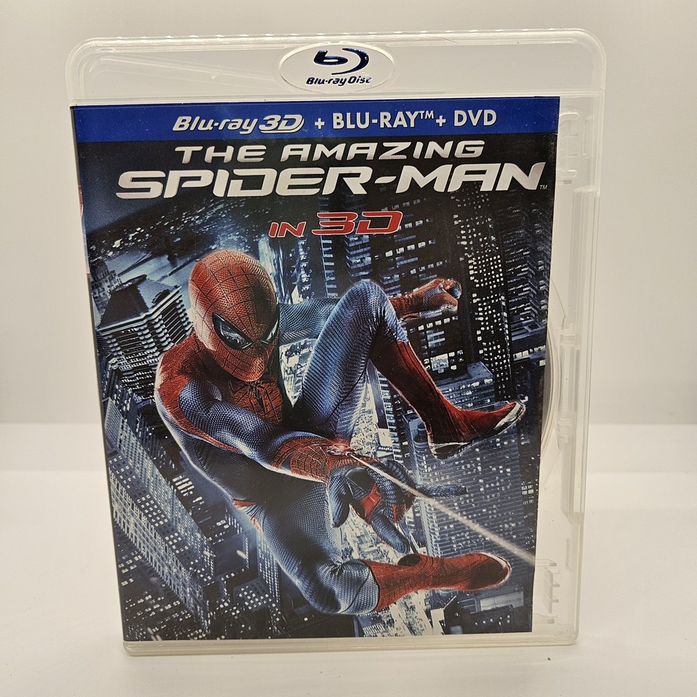The Amazing Spider-Man Blu-ray 3D + Blu-ray‎ + DVD 4-Disc Set Marvel